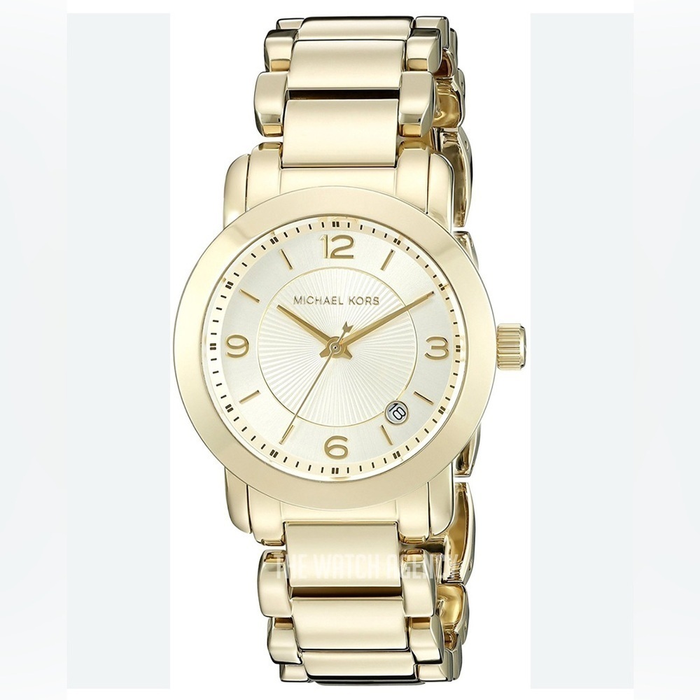 Michael Kors Janey women’s quartz watch jewelry MK-3485 gold stainless steel - Picture 3 of 11